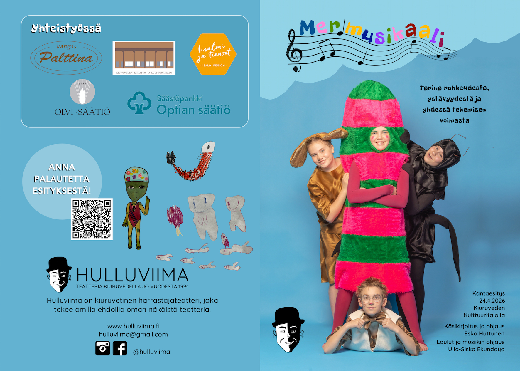 Käsiohjelma sivut 1 ja 8