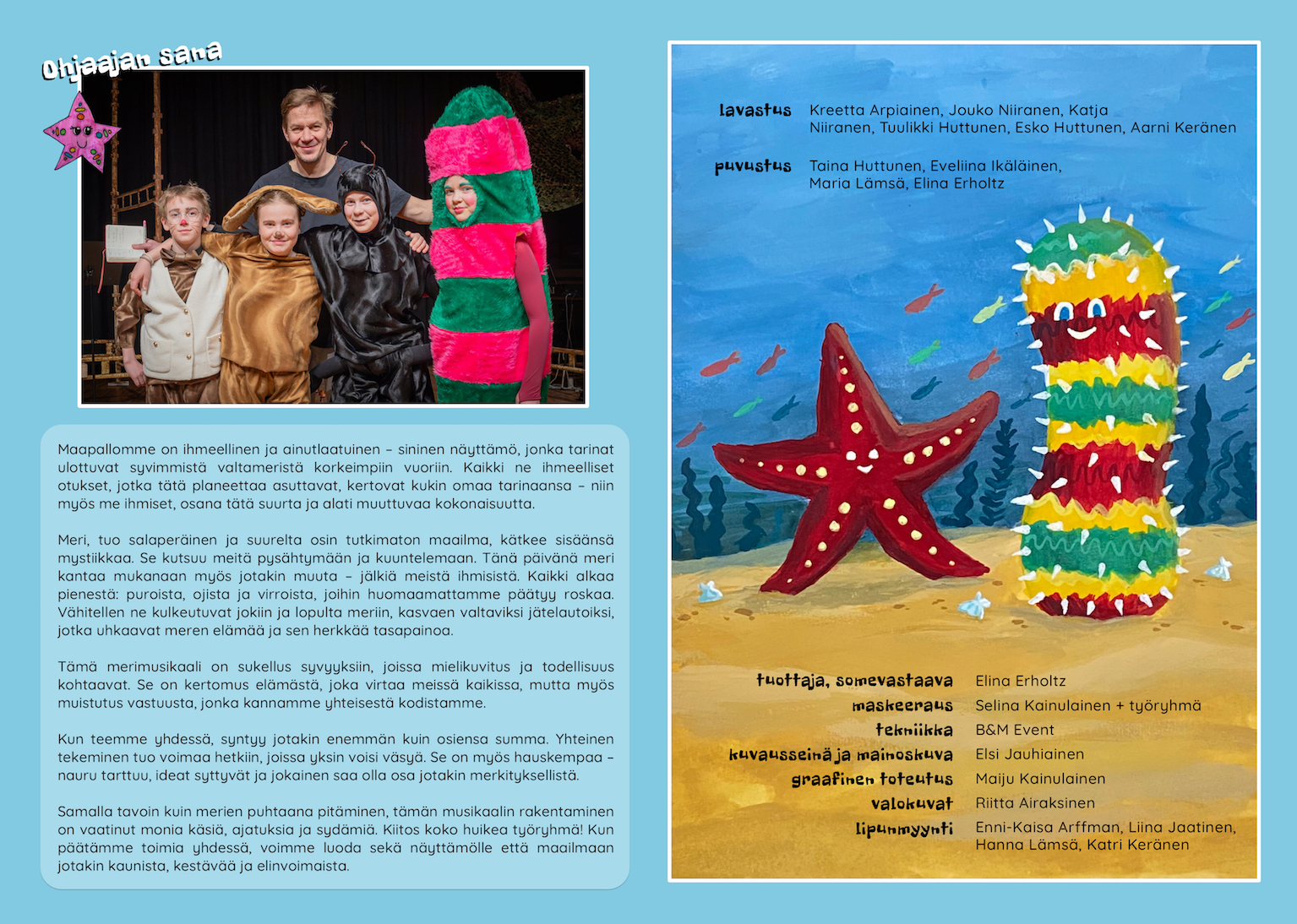 käsiohjelma sivut 2 ja 3